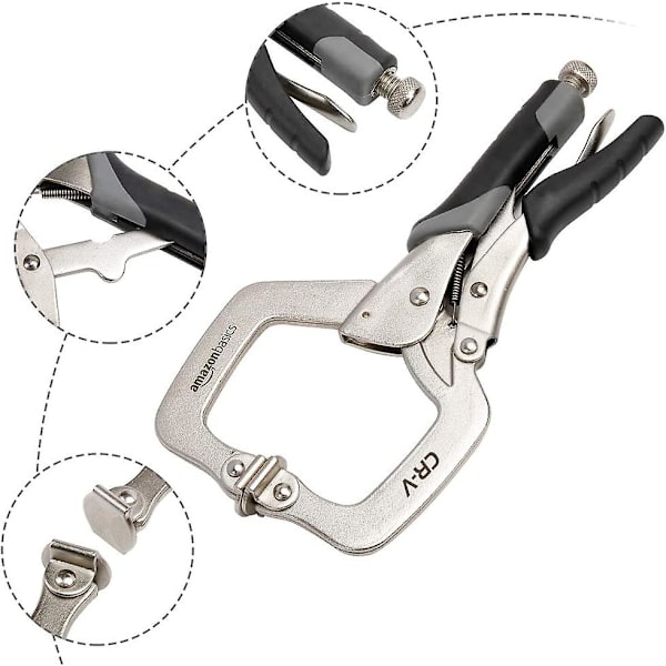 C-klämmor för träbearbetning, 28 cm, 2-pack