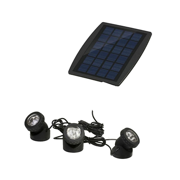 LED Färgglada Utomhus Solcellsbelysning Vattenbeständig Floodlight Trädgårdsbelysning Dekorationsbelysning
