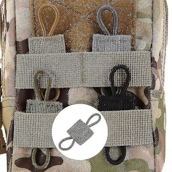 20-pack Taktisk Ryggsäck Spänne Karbinhake/väska Spänne Sladdhållare (4 Färger)