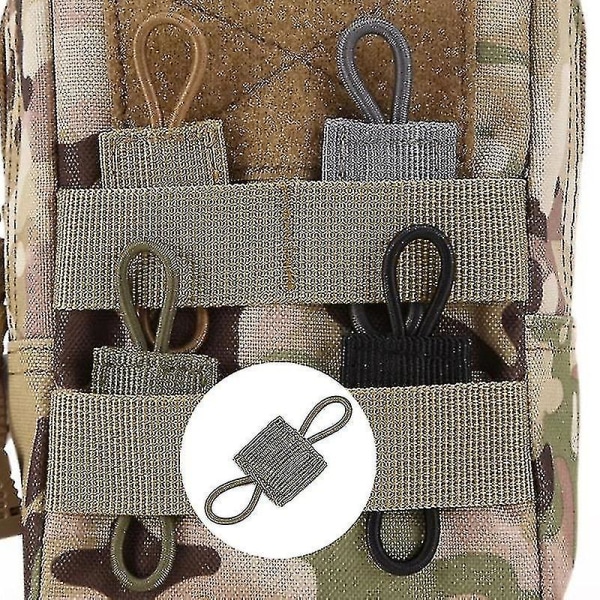 20-pak taktisk rygsæk Spænde Karabinhage Clips/taske Spænde Snor Retention Gear (4 farver)