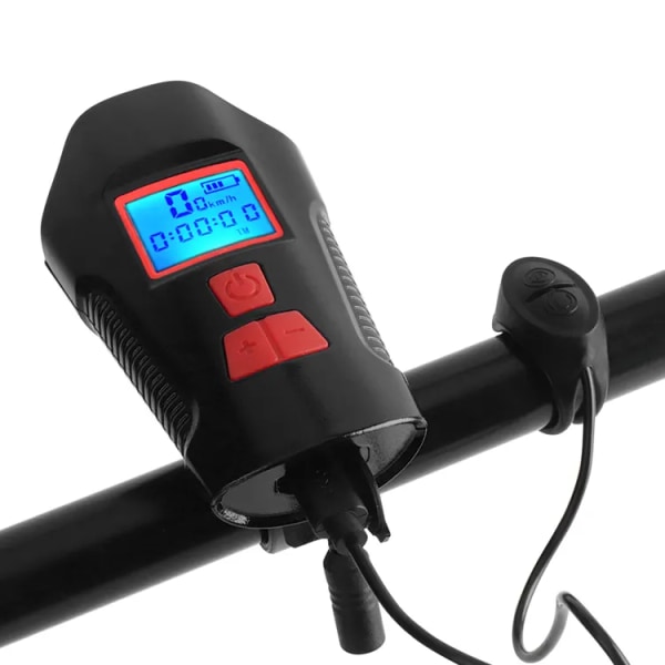 Sykkellyssett 1500LM USB oppladbar sykkellykt og baklykt Vanntett 5 lysmoduser Passer til sykler for vei og terreng