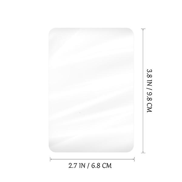 200 stk. Gavepapirposer Lamineringsplade Rulle Lamineringssleeves Varmelaminering Film Lamineringsrulle White