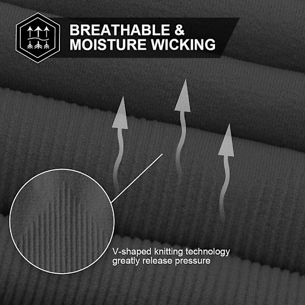 2 Par Solbeskyttende Kølende Armsleeves til Mænd og Kvinder, UPF 50 Armdække - Mørkegrå Deep grey