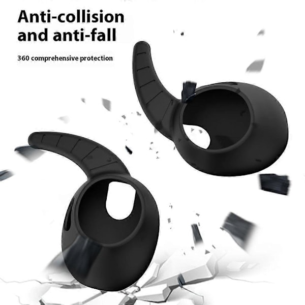 5 Par Ersättningssilikonöronproppar för Samsung Galaxy Buds3 Halkfria Öronkrokar Mjuka Skyddande_ryy