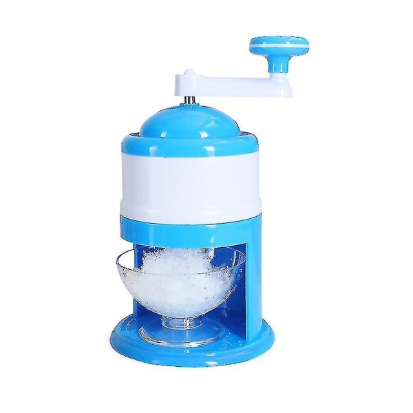 Ice Shaver Hand Crank Operated Fast Crushing Ice Block Snow Cone Machine