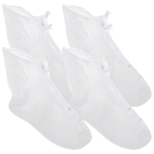 2 Par Regntætte Sko Trekk Waterproof Sko Trekk Sklisikre Sko Trekk (M)