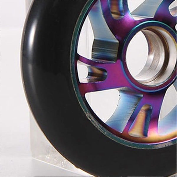 RY-2 st 100 mm Varapyörät skootterille laakereilla Stunt-skootterin PU-pyörät keinuvia autoja varten, Extre