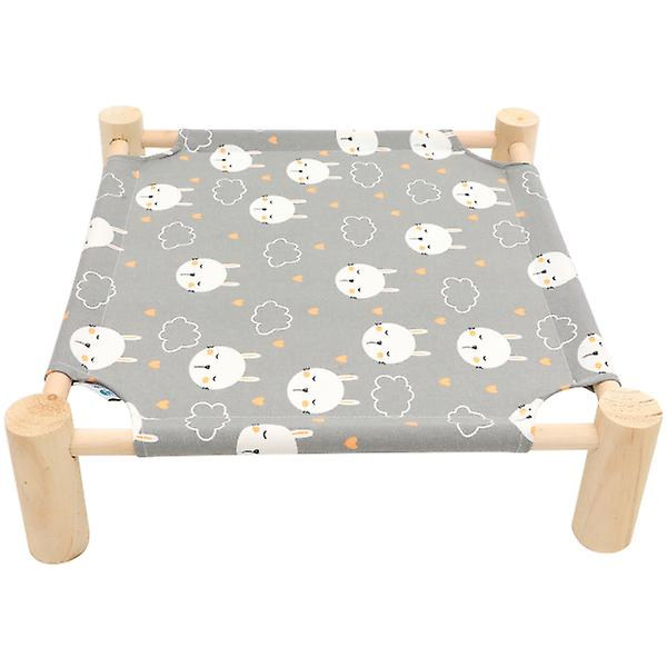 Tvättbar Kattbädd Avtagbar Kattgunga Höjd Djurbädd Husdjurs Sovplats 56x48cm 56x48cm