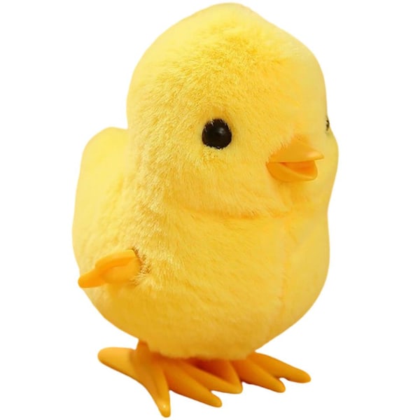 Plush Kyckling Uppdragsleksak Hoppande Leksak Uppdragsleksak Simuleringskyckling Leksak Gul 9X8CM Yellow 9X8CM