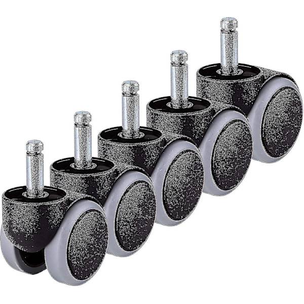 5 kpl Kumipyörä Toimistotuolin Kääntöpyörä, 50 mm