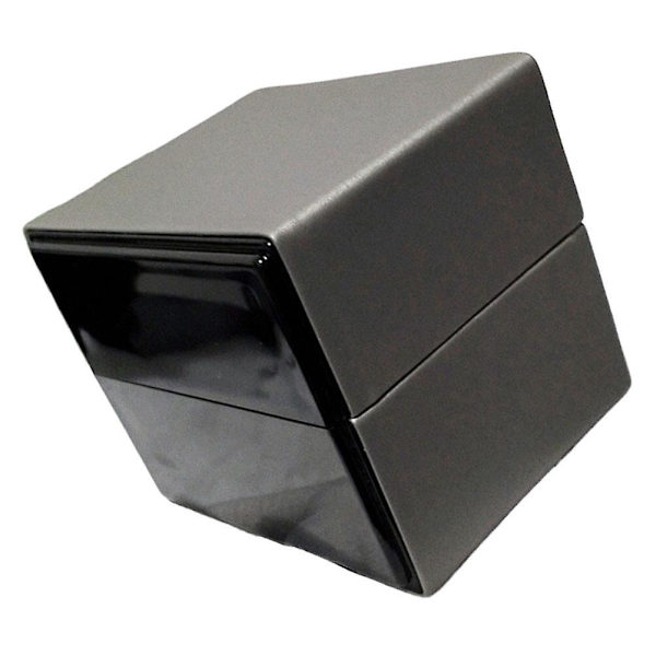 Urvisningsfodral för män, Urbox, Visningsfodral, Urlagringsorganisatör, Smyckeskrin, Urpackning Black 10X8.6CM