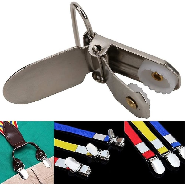 Metal Andenæbsklemme, Højkvalitets Lagnerclips, Sofahyndeclips, Smykkeklips, Stropper, Seler, Rustfri Metalklips, 10-pak