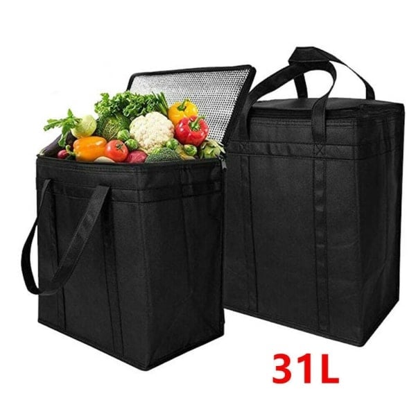 Extra suuri 31L eristetty kylmälaukku Cool piknik-laukku