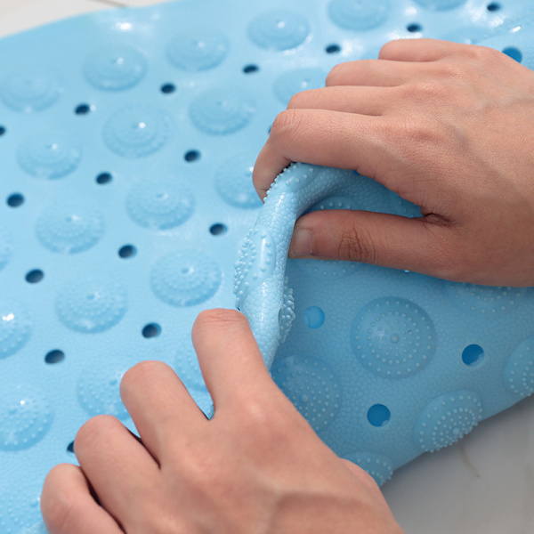Massasjematte Baderom Fotmassasje Pad, PVC Sugkopp Gulvmatte (35*65cm)