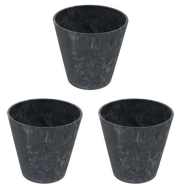 3-pack Nordisk Stil Blomkruka Trädgård Inomhus Utomhus Växtkruka Heminredning 3-pack 14,8X14,8CM 3pcs 14.8X14.8CM