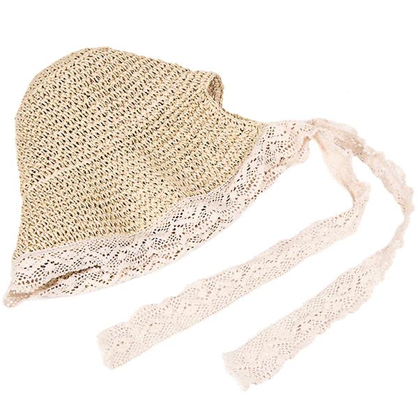 Hatt for damer Sommer Sommer stråhatt Solbeskyttende hatter bøttehatter Kvinner sammenleggbar stråhatt Beige56x Beige 56x8x0.5cm