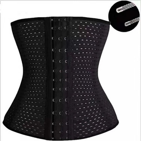Talje-træner til kvinder - Reducer mavefedt, timeglasfigur, talje-cincher, shapewear med stålben og forlænger