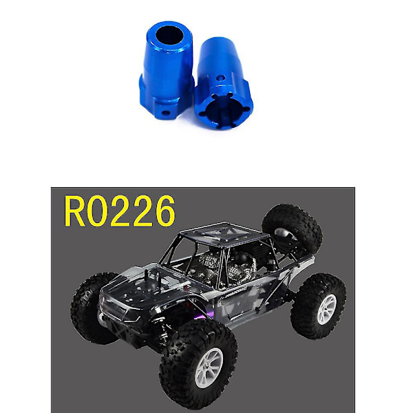 2 stk. Metal Bagaksel Adapter 10986 Kompatibel med Vrx Racing Rh1043 Rh1045 Rh1043sc Rh1045sc 1/10 Rc Bil Opgradering
