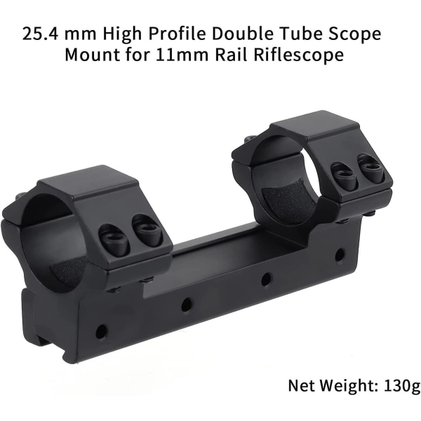 Dovetail Skinnemontering Ringe Adapter 11mm Dovetail Skinne Til Rifle Kikkert Ring Aluminium Taktisk Lav Profil 25.4mm