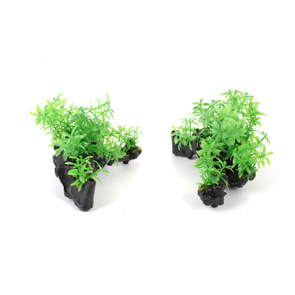 Akvariumdekorasjoner Magic Aquarium Harpiksdekorasjon Paviljong Fargerik Bro Tre Steinhaug Harpiks Dødt Tre B