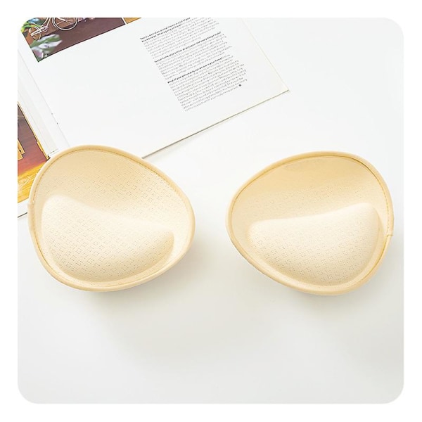 Insert Women's Sports Cup Bra Filling Replacement Pad Extra Thick Latex Breast Pad Split U-shaped Beauty Back Bra Cup Sports Bra Replacement Sponge In