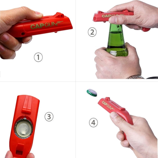 Rolig Launcher Shooter Flasköppnare för kreativt dryckesspel, familjefest, bardrickande