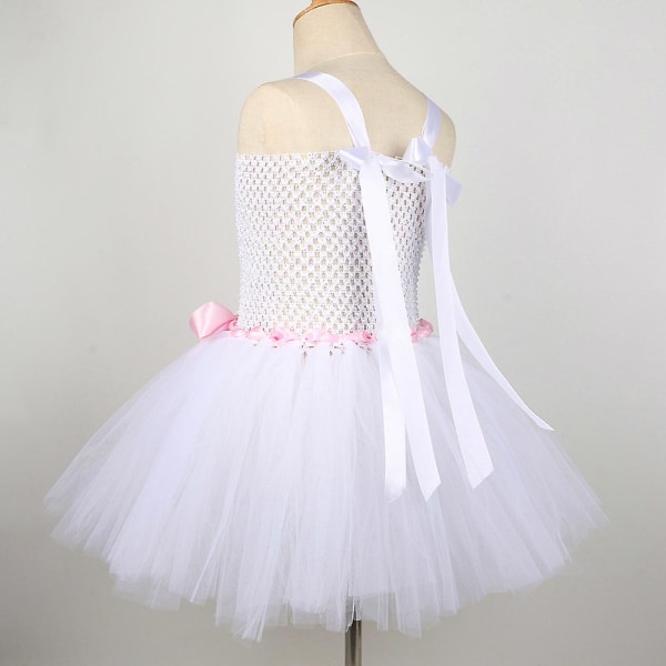 Pienten tyttöjen pääsiäispupu tutu -mekko lapsille, pupu cosplay -asut 6-7V 6-7Y