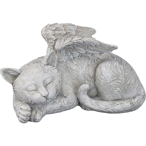 Design Toscano Kattenängel Gravvård Figur Mått: 14 X 10 X 12,5 Cm