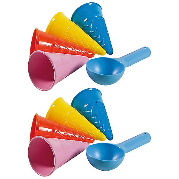 10 stk Strand Sæt Sand Spadestik Legetøj Børns Strand Legetøj Børnefest Taske Fyldstoffer Tilfældig farve M Random color M