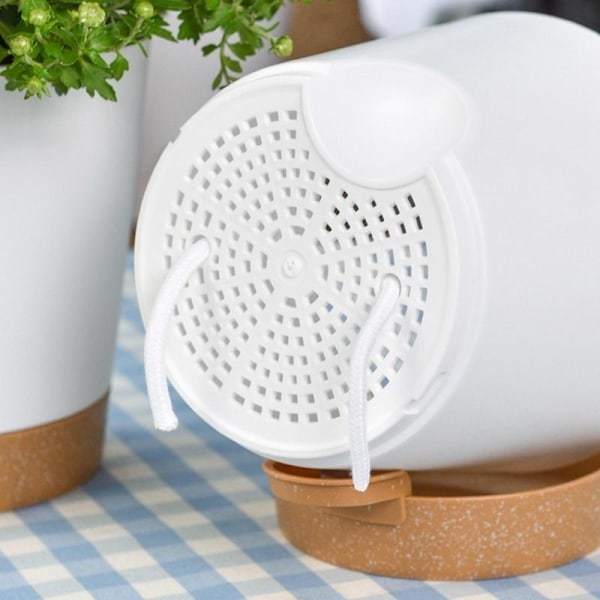 10-pack - Självvattnande Kruka / Självvattnare / Blomvattnare Vit Vit White 10-Pack_RY