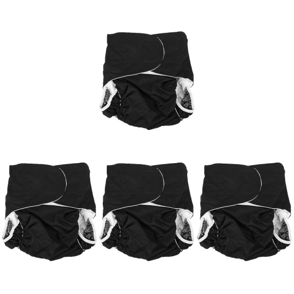 5 stk Gjenbrukbare Bleier for Voksne Vaskbare Bleier for Voksne Anti-lekkasje Periodetruser 4 stk 80x70x1.2cm 4 pcs 80x70x1.2cm