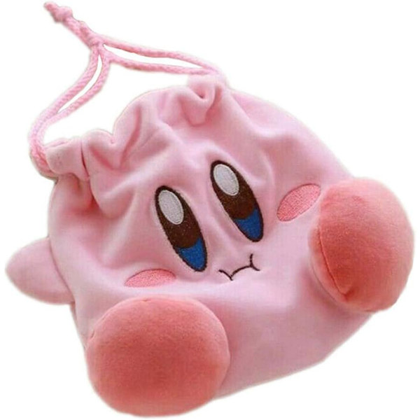 Dragkedja Väska Kirby Plysch Myntplånbok Resa Makeup Kosmetisk Förvaringspåsar Organizer