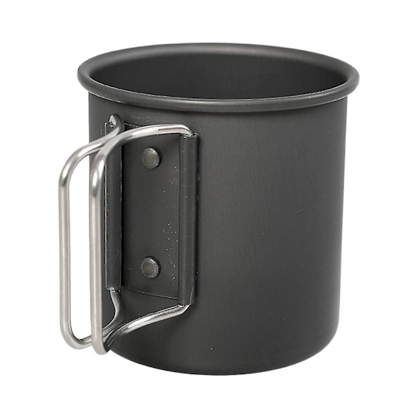 Foldbar Camping Vandkop Aluminium Legering Vandkrus Udendørs Kaffe Te Kops Til UdendørsSort8x7.3cm Black 8x7.3cm