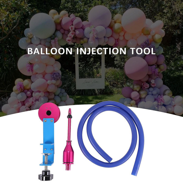 1 sæt Insider ballonfyldningsværktøjssæt kompatibel med bryllupsfødselsdag Festdekoration Ballon A