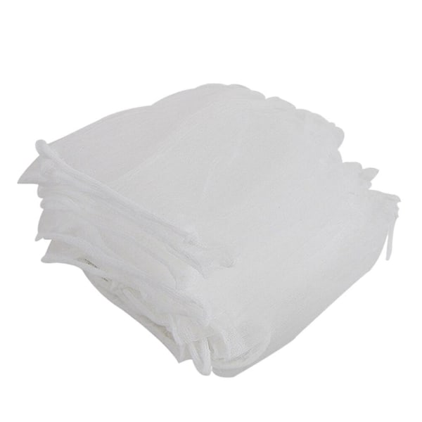 200 st Avloppsnät Golvavlopp Sänkkorg Nät Avfall Filter Nät Dräneringsfilter Sänkkorg White 9X9X0.02CM