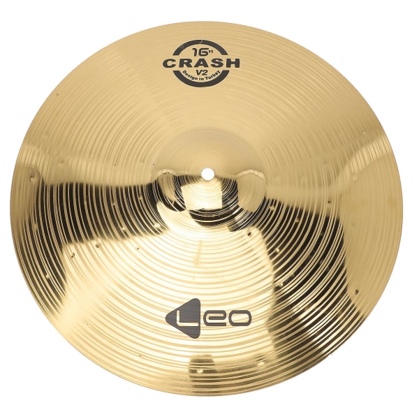 Jazztrumma Professionell Cymbaltrumset Cymbal Rostfri Trumcymbal Fade-resistent Trumcymbal Guld 39,8x3 Golden 39.8x39.8cm