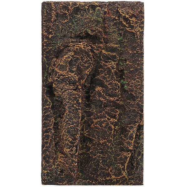 1 Stk Simuleret 3D Bræt Dekoration Reptilkasse Bræt Akvarium Baggrundsbræt Tilfældig FarveGrøn28.5x15. Green 28.5x15.5cm
