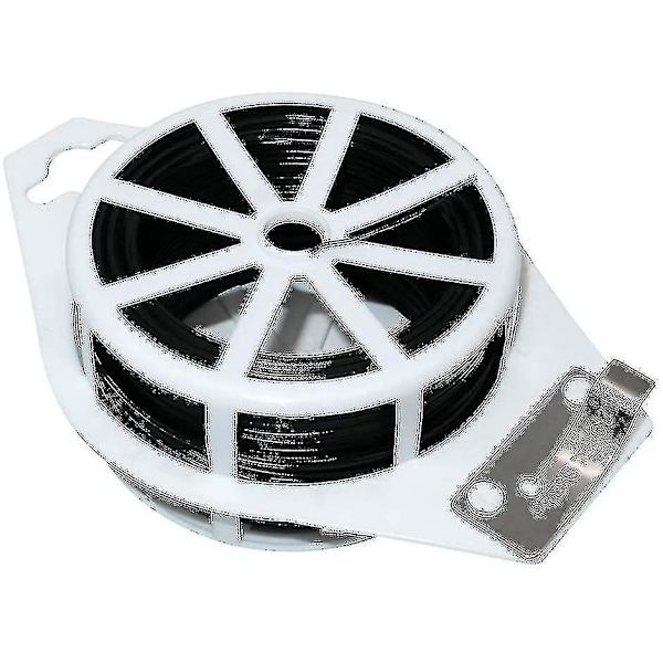 100m Svarta Trädgårdsbindor Mjuka Bindor Snöre Växt Twist Ties Stödtråd Med Skärare