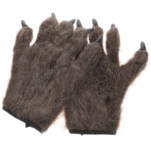 1 Pair Halloween Coss Play Terror Scary Horror Animal Bear Palm Gloves Masquerade Cosplay Gloves