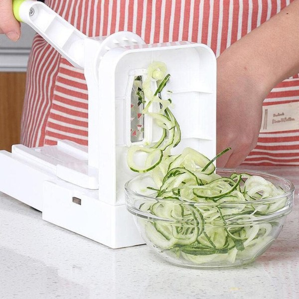 Bärbar Slicer Köksverktyg Handvevad Rotationsrivare, för Ost Grönsaker Potatis Lök Söta Potatisar