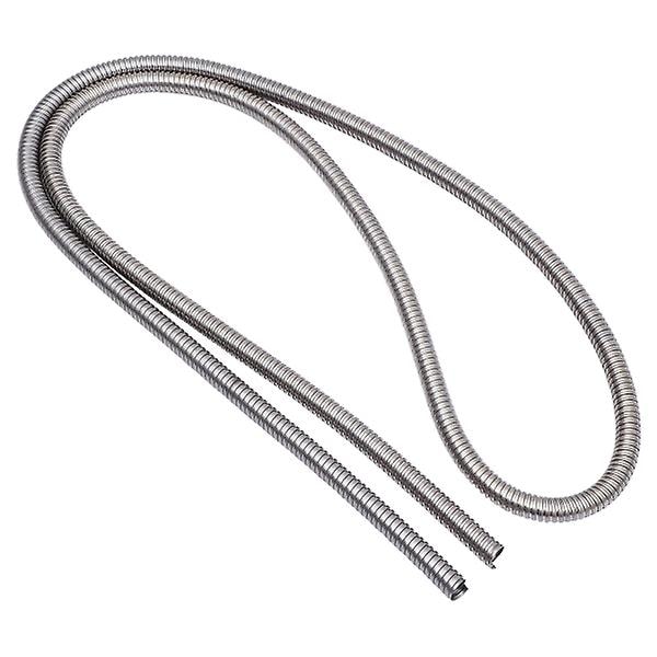 3m Rustfritt Stål Metall Trådet Slange Wire Kabelbeskytter Kabelhylse Rør Sølv 3MX20mm Silver 3000*20mm