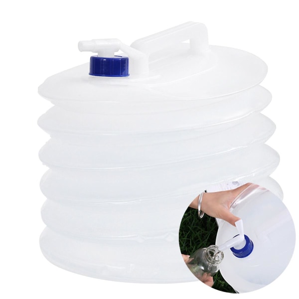 Hopfällbar vattenbehållare Utomhus Vattenbehållare Vattenflaska Vikbar vattenbehållare