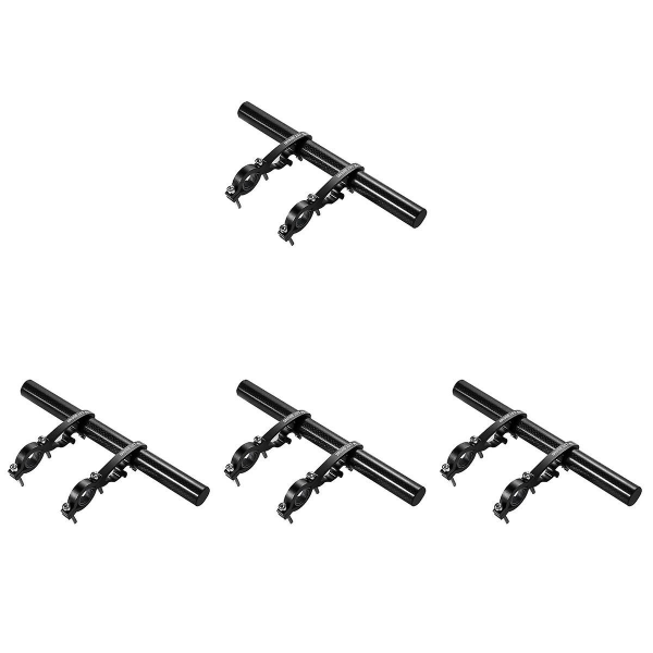 5 st Cykelstyreförlängare Styreförlängningsfäste Kolfiberfäste (svart)4 st25X10X2,3cm 4 pcs 25X10X2.3cm