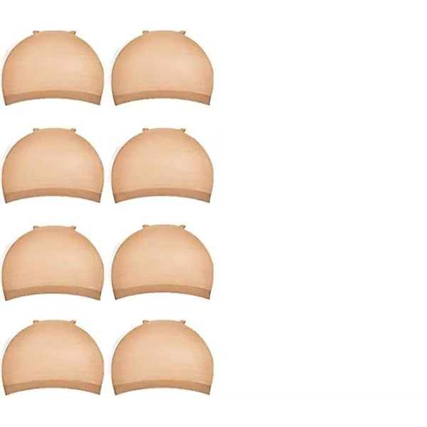 Peruknät, 8 st Nude Strumpa Peruknät, Peruknät Kan Hålla Peruk, Elastiskt Och Andningsbart