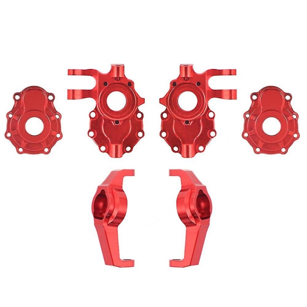 Traxxas Trx4 Metallisk Foraksel Knuckle C Hub Brakettsett, Rød