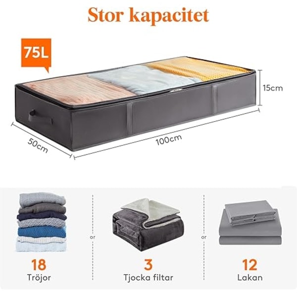 Under Bed Storage Container 3-Pack, Large Capacity Bags for Blanket Storage, Reinforced Handle, Organize and Store Clothes_ry