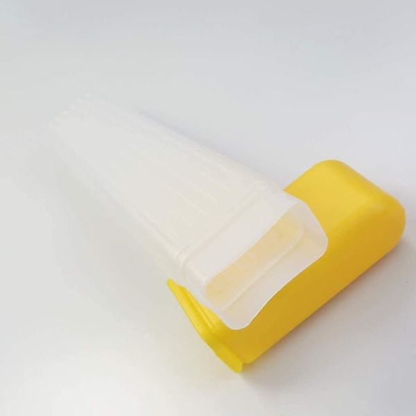 Sticknål Case Rörfodral Hållare Case - gul, hållbar och användbar (1 st, gul)