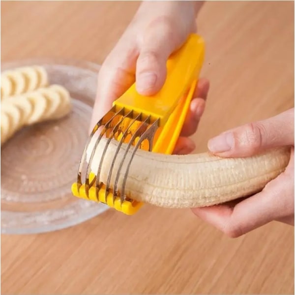 Bananskärare, Bananskärare Köksredskap, Bananskärare Skärare För banan, Korv, Jordgubbe