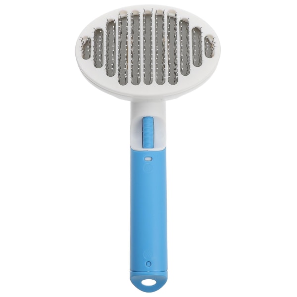 Pet Floating Hair Comb Handheld Pet Comb Dog Cat Hair Comb Cat Hair Cleaning BrushBlue19X9.5cm