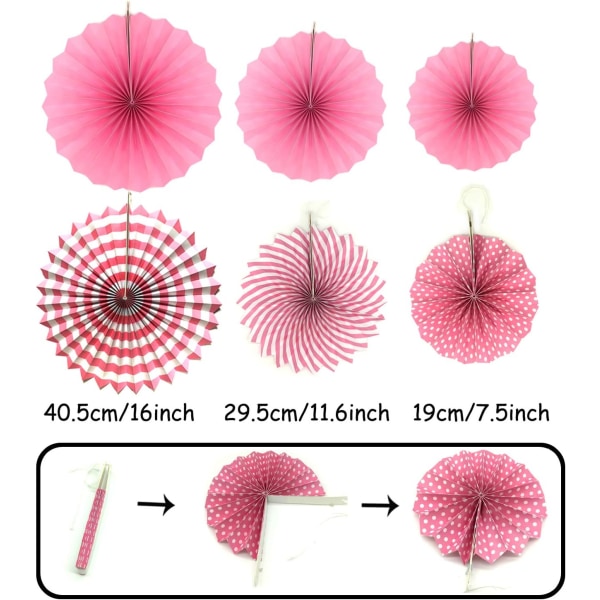 Pappersblommor för festdekoration D